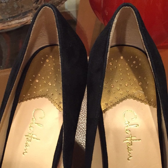 🔥 NWOT Cole Haan/Nike Air black suede heels - Picture 7 of 8